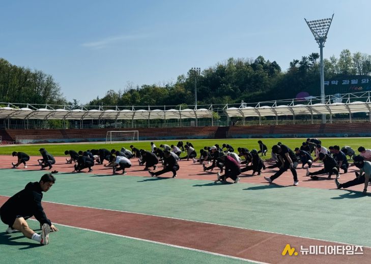 2025년 소방공무원 체력검정(준비운동)