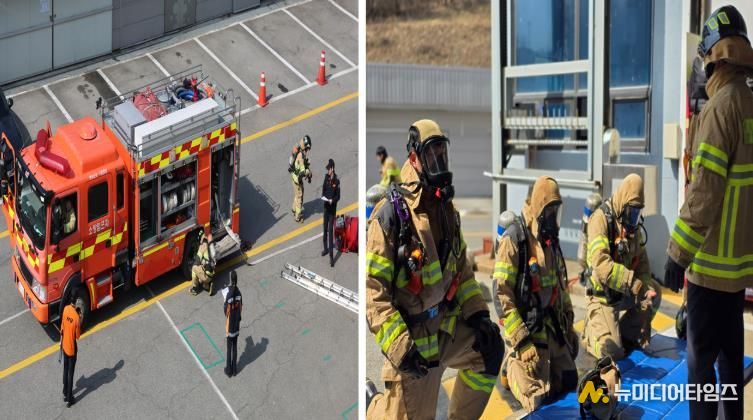 홍성소방서, 2026년 상반기 소방전술훈련 평가 실시