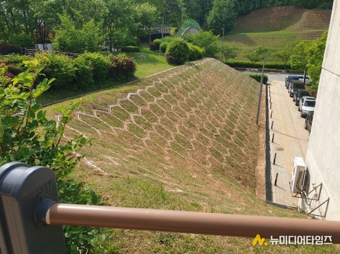 양곡사랑공원 사면 복구 후 사진
