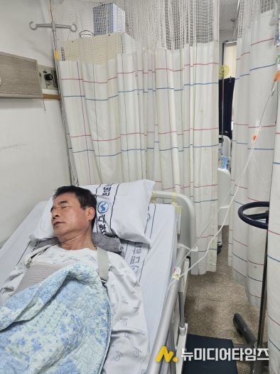 강북구의회 조윤섭 의원, 극한 호우 피해 현장점검 중 낙상 사고 당해