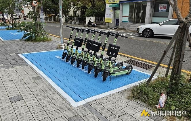 부산 금정구, 개인형 이동장치(PM, 전동킥보드 등) 주차구역 확대 설치