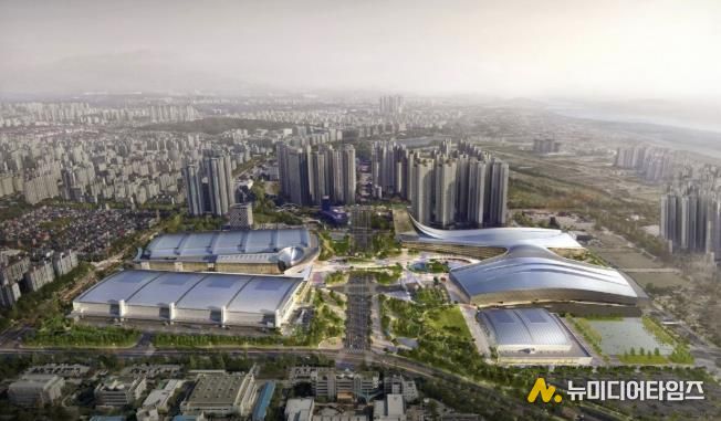 킨텍스 제1, 2, 3전시장 조감도