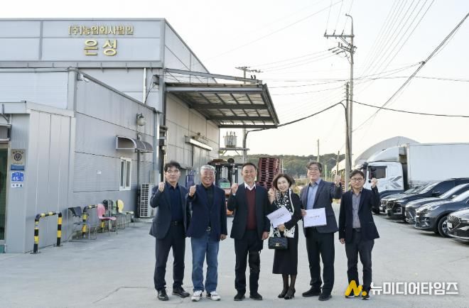이충우 여주시장, 농업회사법인 은성 기업체 현장 방문