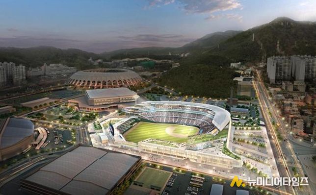 사직야구장 재건축 조감도
