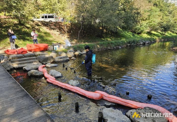 남동구, 수질오염사고 대응 역량 강화를 위한 방제 훈련 실시