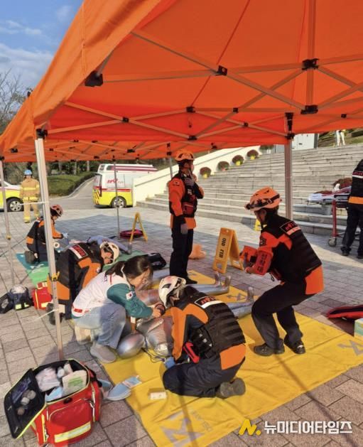 동두천시보건소, 신속대응반 현장응급의료소 운영평가 실시