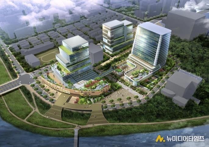 성남시 바이오헬스 첨단 클러스터 조감도