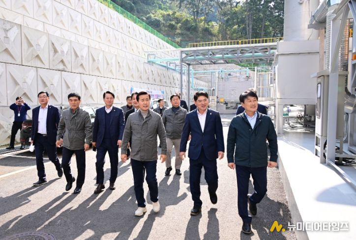 농해수위, ‘해양쓰레기 전처리 종합 시설’ 정밀 점검
