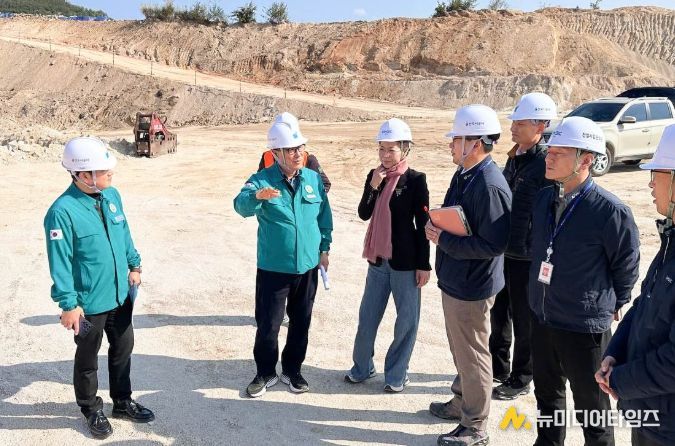김수종 부의장, 미포지구 국가선업단지 및 자동차 일반산업단지 현장방문