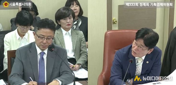 김용일 서울시의원, 경제실 행정사무감사에서 청년인턴 정규직 전환 저조 및 비더비 공간 활용 효율성 지적