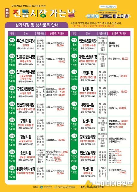 전통시장 장보러 가는 날 홍보 포스터