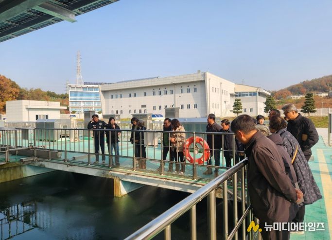 청주시 남일면 이장단, 지북정수장 견학