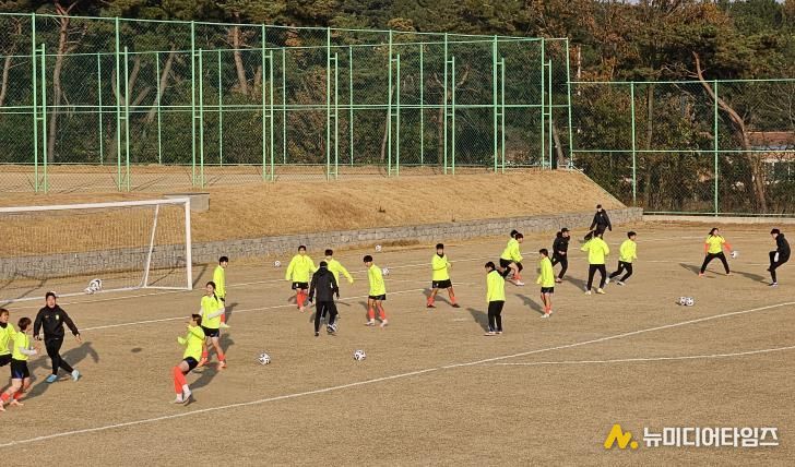 U-19 축구대표팀 훈련 사진