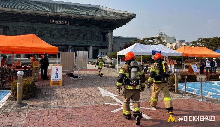 2025년 청주예술의전당 합동 소방훈련