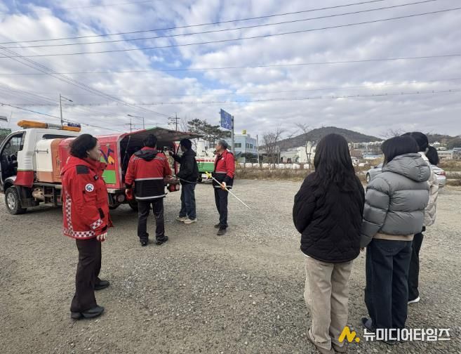 홍성군 구항면, 산불진화장비 교육 실시
