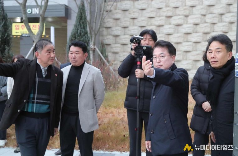 학곡지구 교통 혼잡지역 현장 방문