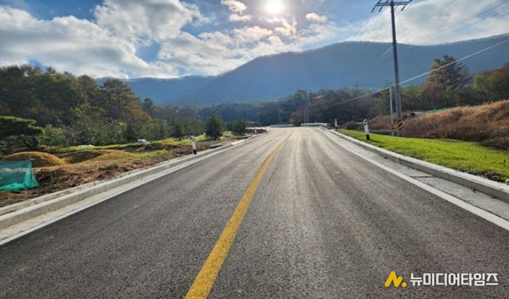 평창군, 삼방산 무공해 체험 도로 조성 공사 준공