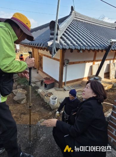 김향숙 의원, 제정구 선생 생가 부지 정비 현장 점검