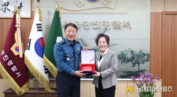 전은혜 의장, 광진경찰서 감사패 수상