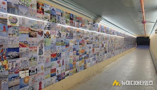 시흥시 배곧1동 주민자치회, ‘아트월 조성사업’ 1단계 완료