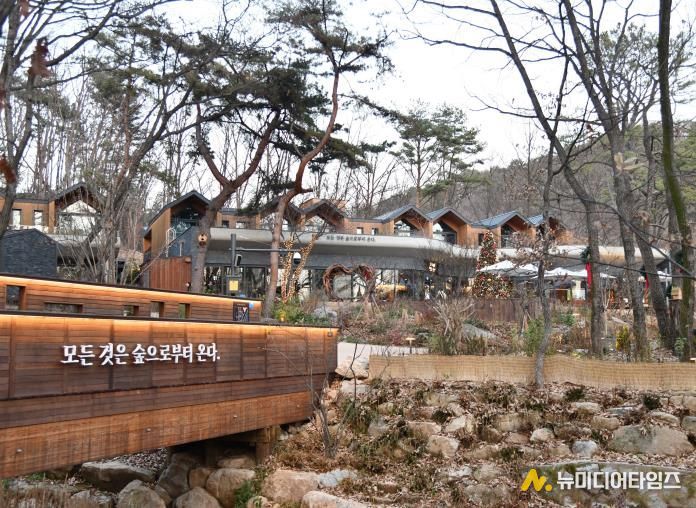 수락휴 입구에서 바라본 모습