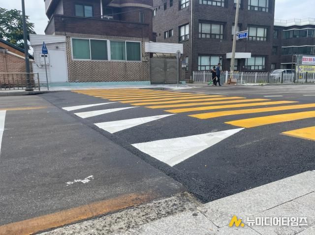 고원식 횡단보도 설치(원주초)