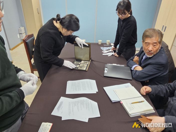 계룡시 기증 유물 상태진단 및 감정평가 실시