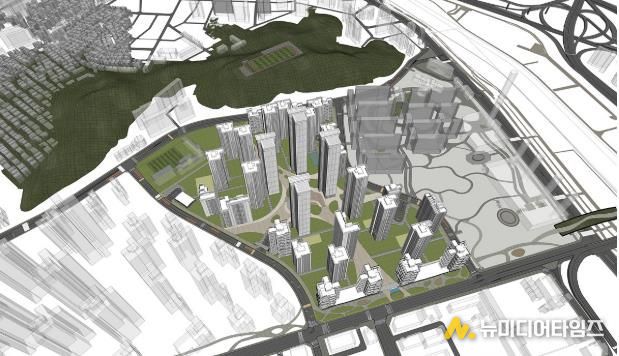 양천구, 목동1단지 재건축 정비계획(안) 조감도