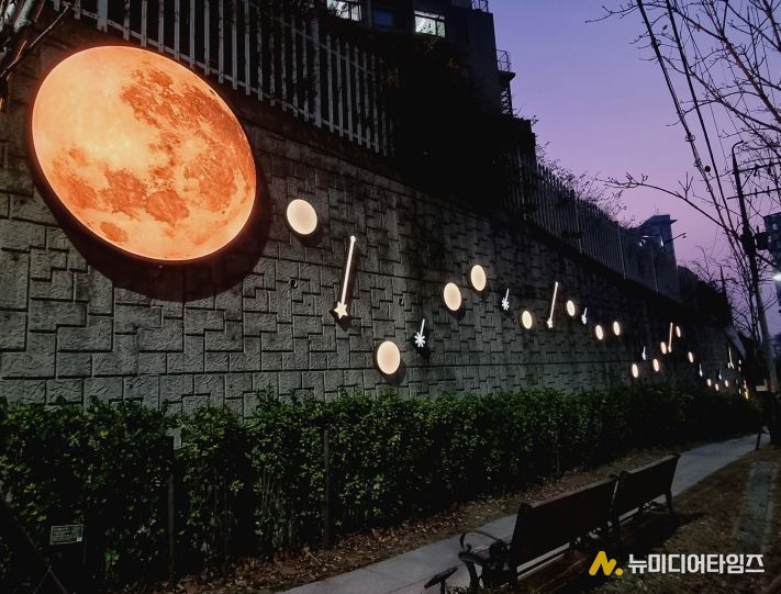 인천 동구, 재능로 야간경관 조성 사업