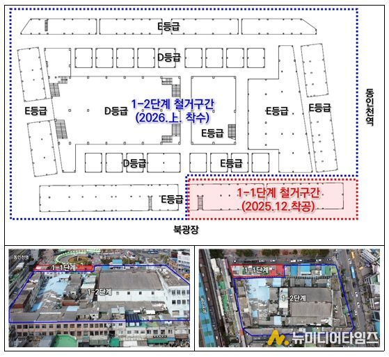 단계별 철거계획