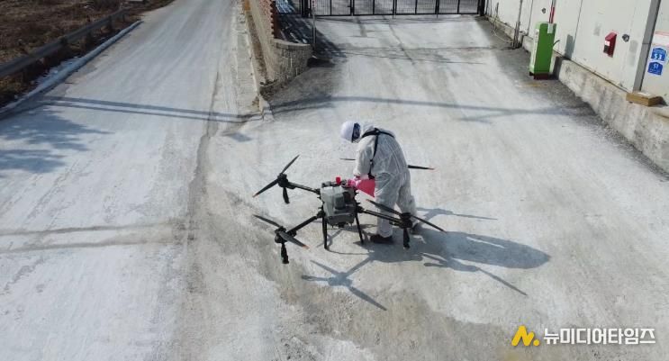 홍성군, 하늘·땅 입체방역으로 AI 발생 제로화