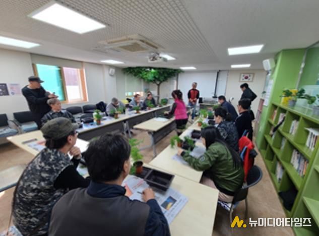 서울강북지역자활센터 디딤돌사업단의 프로그램이 진행되고 있다