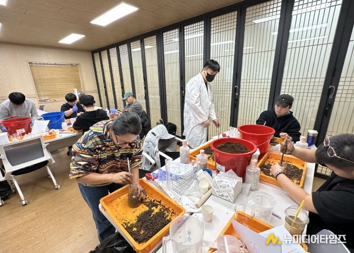충남도립대 스마트팜학과, 버섯종균 실기 특강 운영
