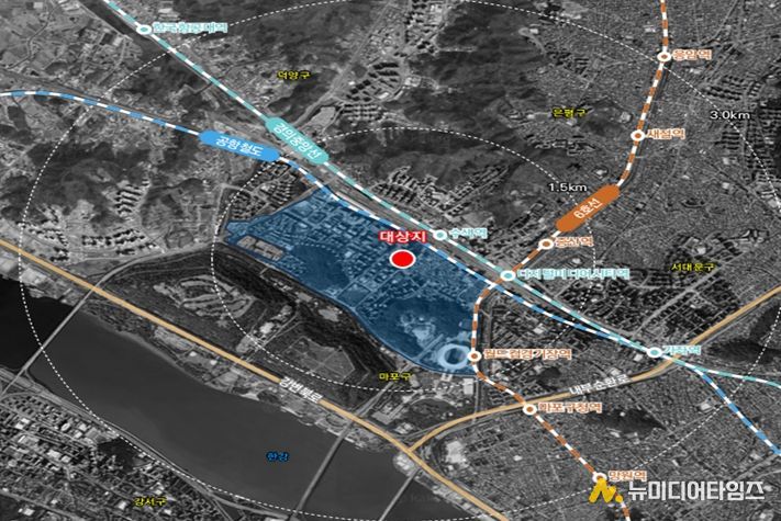 위치도(마포구 상암동 1610-1번지)