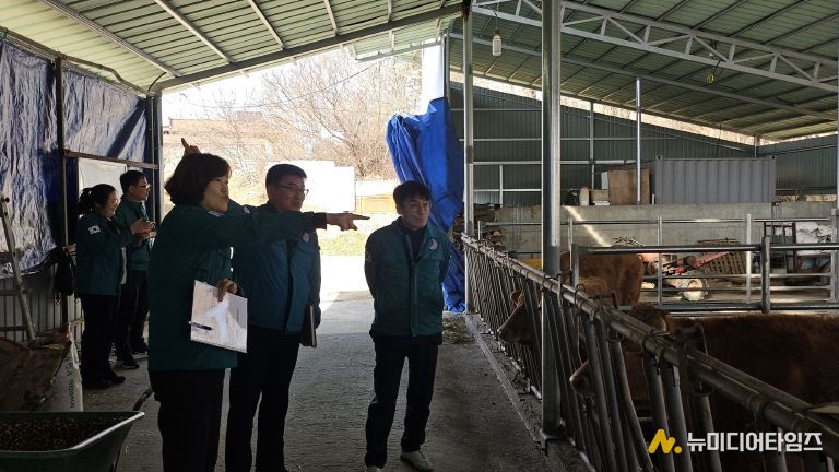 충북도, 겨울철 대설‧한파 대비 축산농가 현장점검 실시