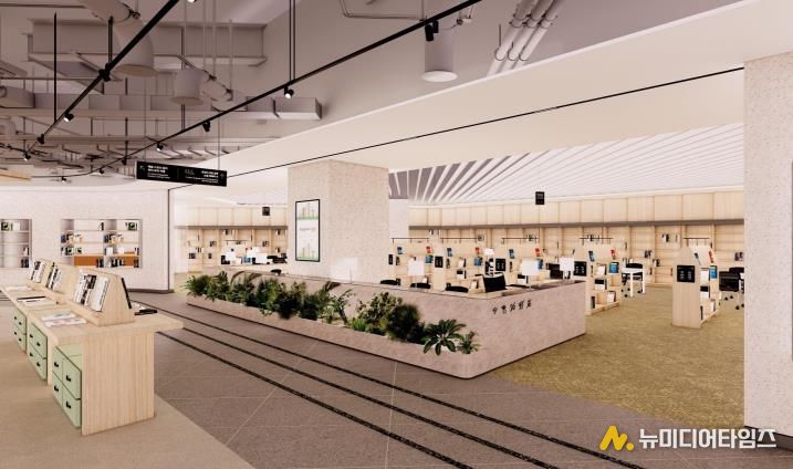 여의도 브라이튼 도서관 조성안(집중존)