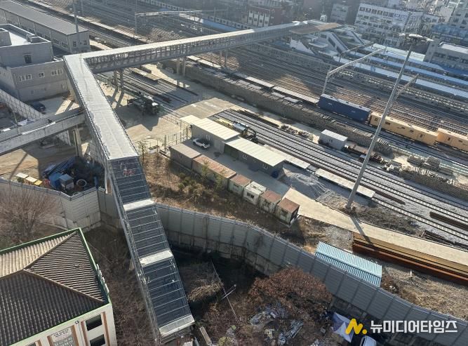 광운대역 육교 전경