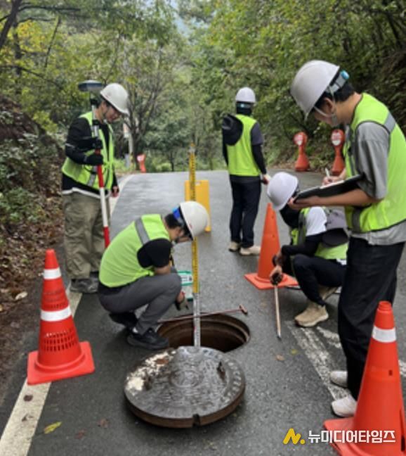 지하시설물 전산화사업 추진 모습