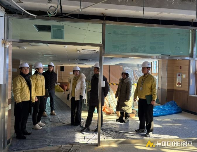 겨울철 학교 건설현장 안전점검