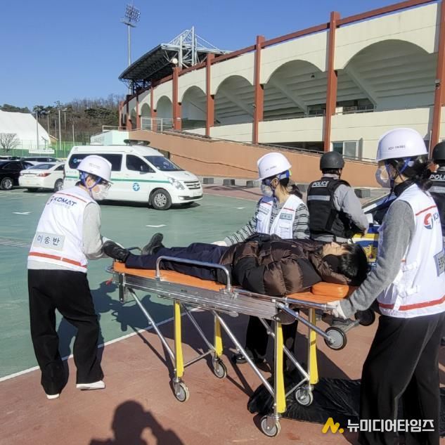 동두천시 보건소, 강력범죄 대비 신속대응반 출동 모의훈련 실시