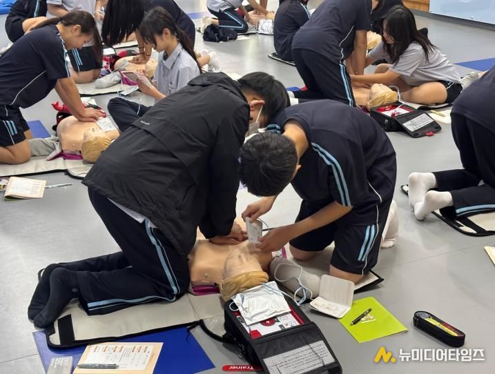 ‘응급처치 교육’ 모습