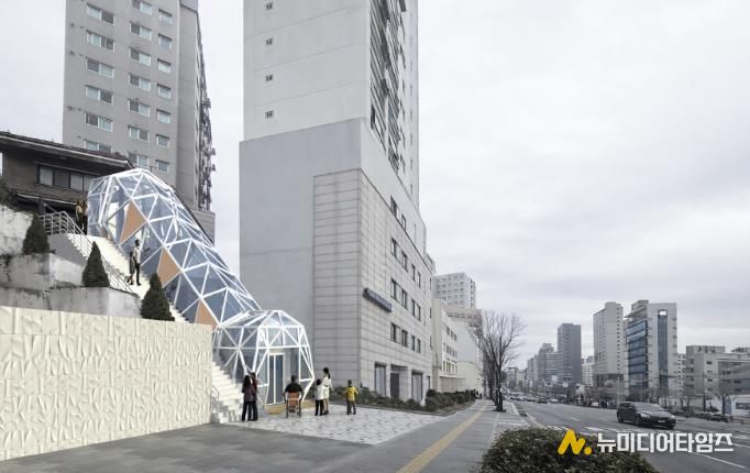 시흥대로변 엘리베이터 설치 예정 모습(안)