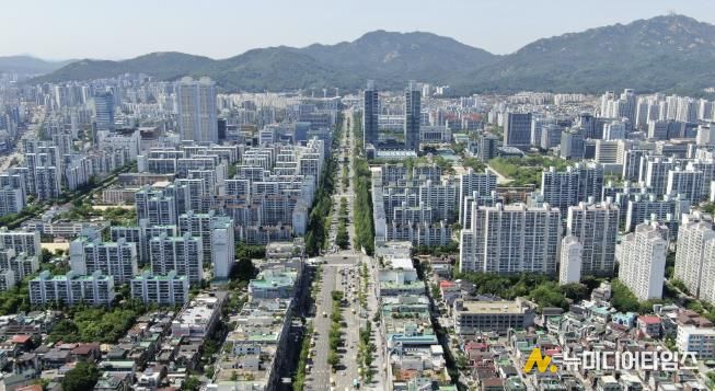 안양 평촌신도시 전경