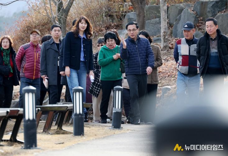 동네방네 현장스케치 행사 중 현장 점검 모습