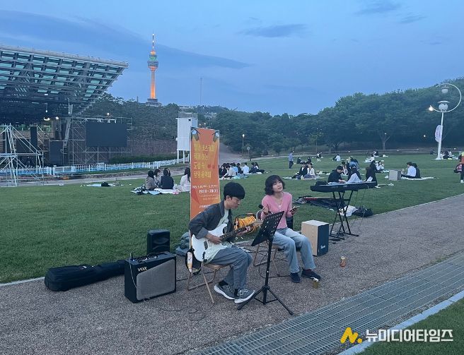 코오롱야외음악당 버스킹