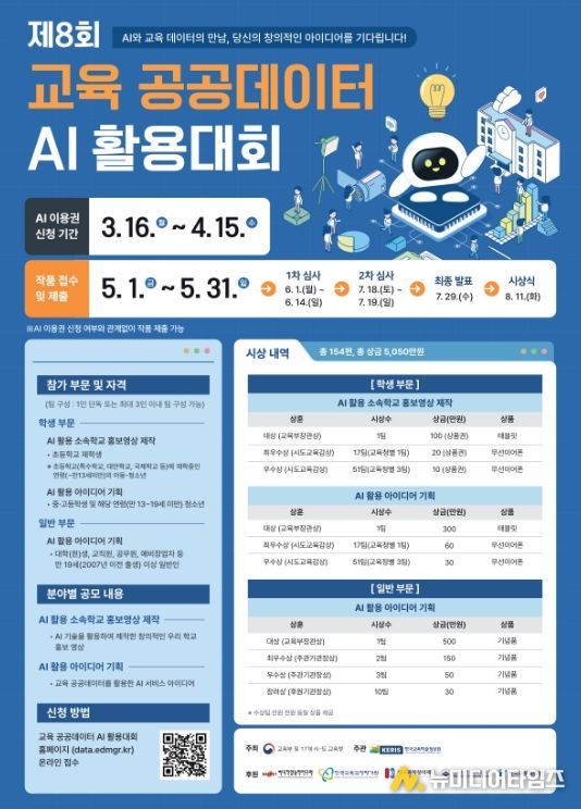 ‘제8회 교육 공공데이터 AI 활용대회’ 개최