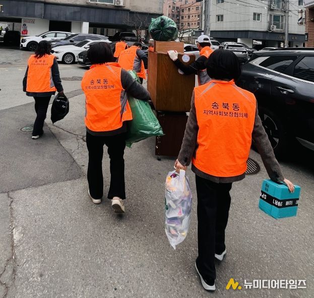 송북동 지역사회보장협의체, 주거환경개선사업 실시