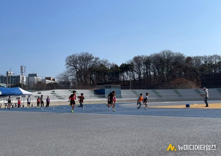 음성교육지원청, 충북소년체전 음성 육상 대표 선발전 개최