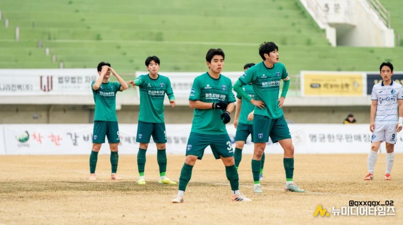 김건남 선수 등 경기 현장