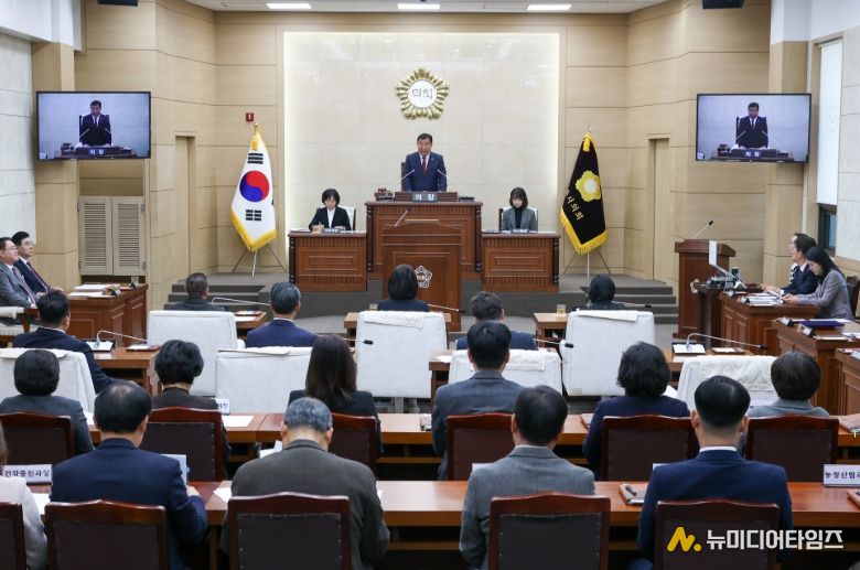 계룡시의회, 제187회 임시회 개회